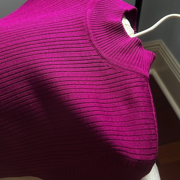 🎉HP🎉Liz Claiborne 100% SILK Turtleneck Sweater
Magenta  Petite Medium - Picture 3 of 4